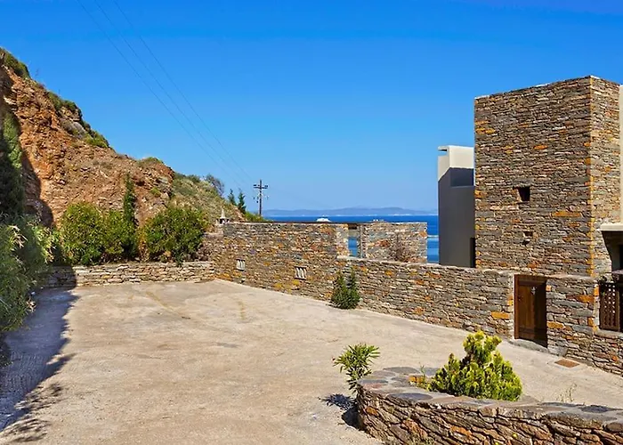 Villa Faros Kea With Private Pool And Stunning Views Vourkárion